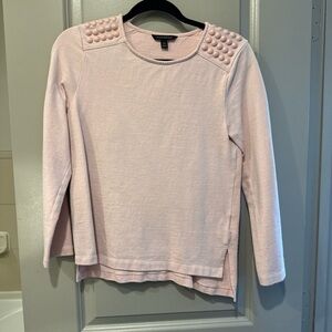 Banana Republic Pale Pink Stud-Accent Sweater